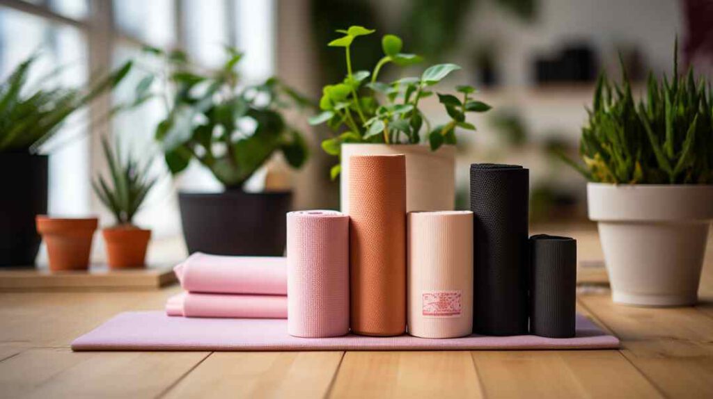 Für Yoga benötigst du bequeme Kleidung und eine Yogamatte.